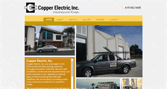 Desktop Screenshot of copperelectricinc.com