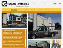 Tablet Screenshot of copperelectricinc.com
